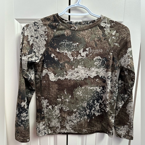 Kids Red Head Camo Long sleeve - Picture 1 of 1